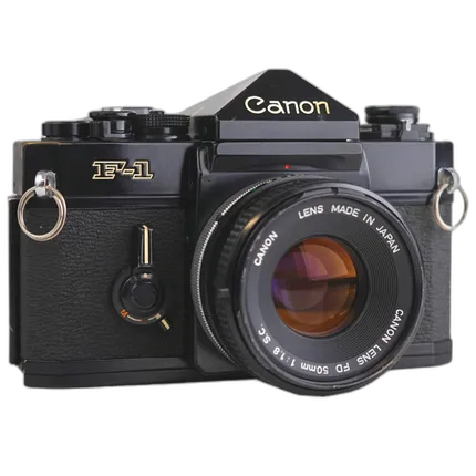 Used Canon F-1 Film SLR With 50MM F/1.8 - Good