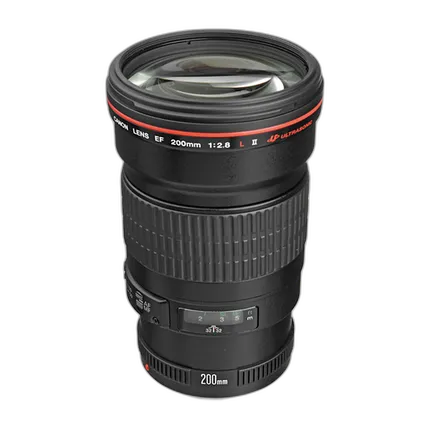 Used Canon EF 200mm f/2.8L II USM Telephoto Lens - Good