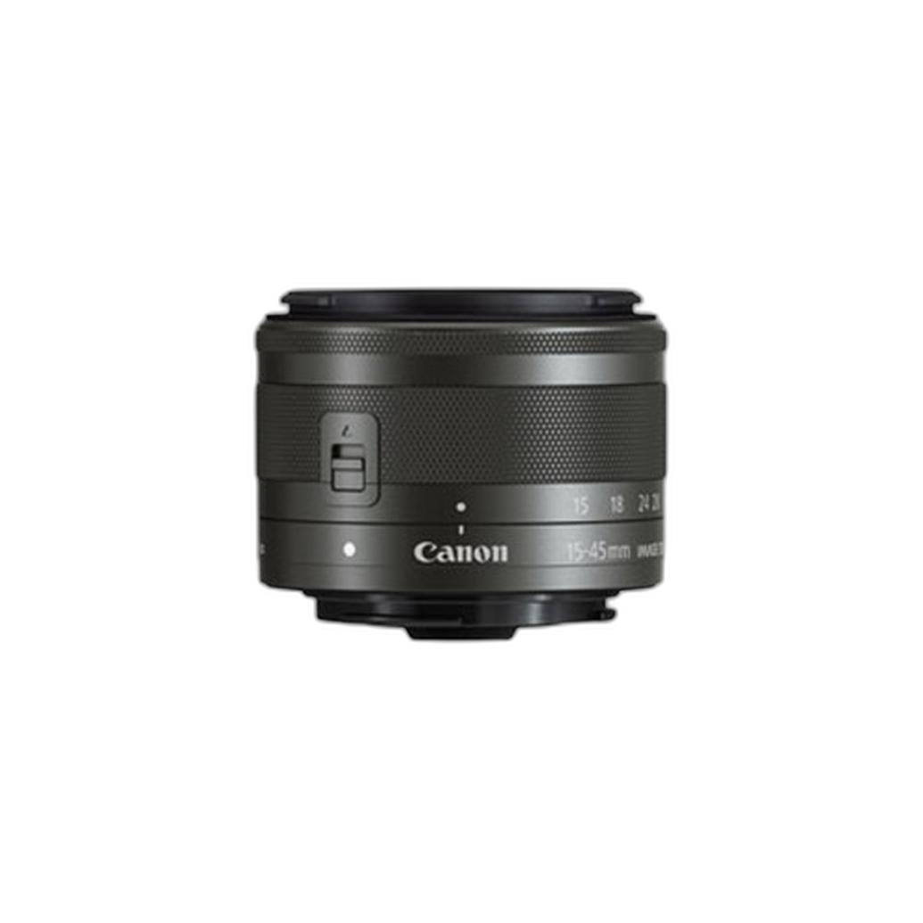 Used Canon EF-M 15-45mm f/3.5-6.3 IS STM lens rear view