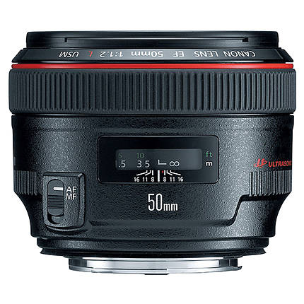 Used Canon EF 50mm f/1.2L USM Lens - Good