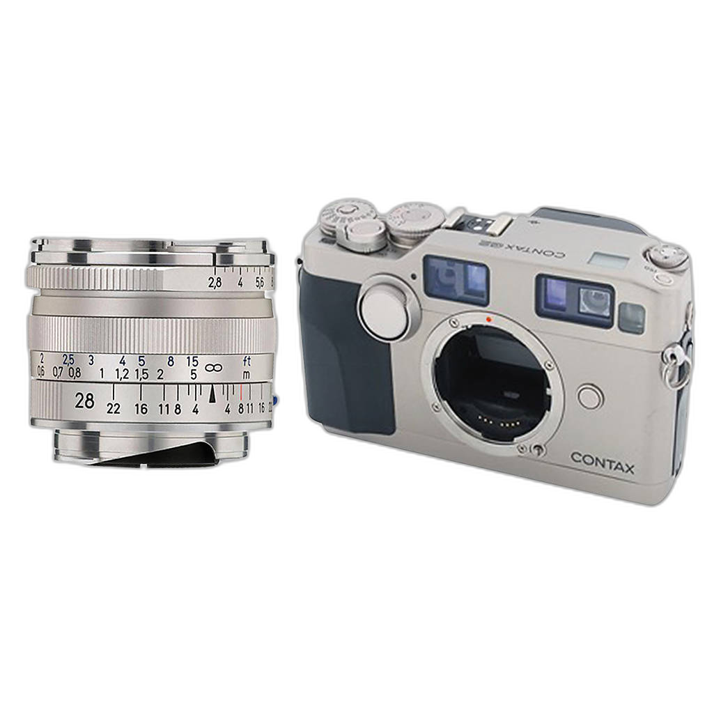 Used Contax G2 w/ Biogon 28mm f/2.8 T* (Chrome) - Good