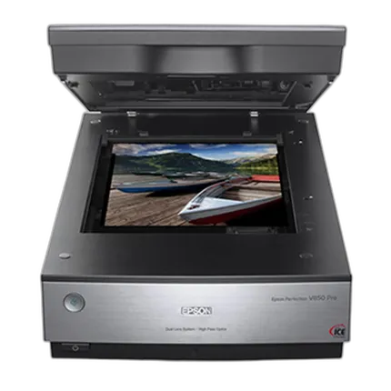 Used Epson V850 Scanner - Good *Missing Document Cover*