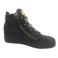 Giuseppe Zanotti Royce Gold Multi-Chain Sneakers Size 40 1/2 3
