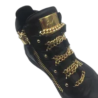 Giuseppe Zanotti Royce Gold Multi-Chain Sneakers Size 40 1/2 4