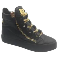 Giuseppe Zanotti Royce Gold Multi-Chain Sneakers Size 40 1/2 5