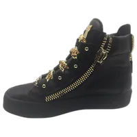 Giuseppe Zanotti Royce Gold Multi-Chain Sneakers Size 40 1/2 6