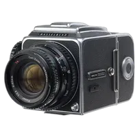 Used Hasselblad 500C Chrome w/ 80mm f/2.8 C Chrome and A12 - Good 0