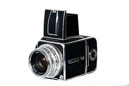 Used Hasselblad 500CM w/ 80mm CF T*, WLF.  and  A12 Film Back - Good