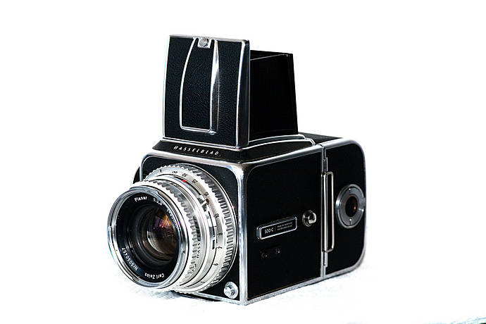 Used Hasselblad 500CM with 80mm lens and A12 film back