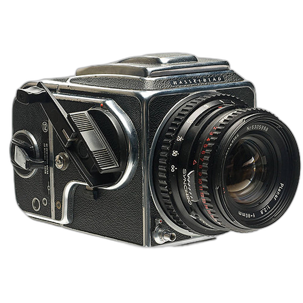 Used Hasselblad 500CM medium format film camera with 120 back