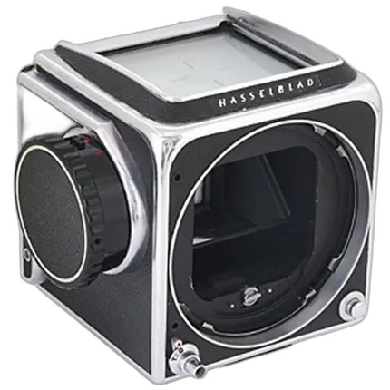 Used Hasselblad 500C W/A12 Back and Waist Level Finder - Good