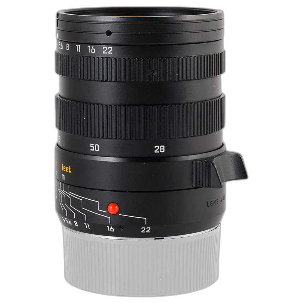 Leica Tri-Elmar lens illustrating the practical choice between 35mm and 50mm focal lengths
