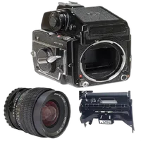 Used Mamiya 645 1000S, 45mm f/2.8, Winder, Prism, 3 120 Holders - Good 0