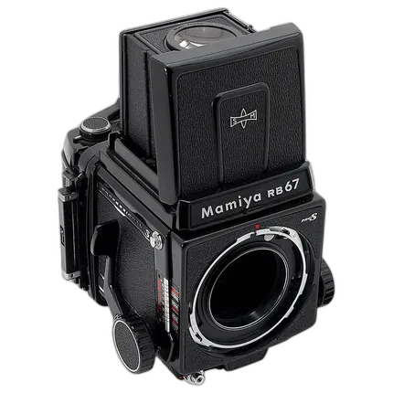 Used Mamiya RB67 Pro S w/ 127mm f3.5 K/L L, Waist Level, 120 Back - Good