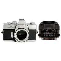 Used Minolta SRT 201 w/ Rokinon 28mm f/2.8 - Good 0