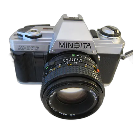 Used Minolta X-370 SLR w/ 50mm f/1.7 - Good