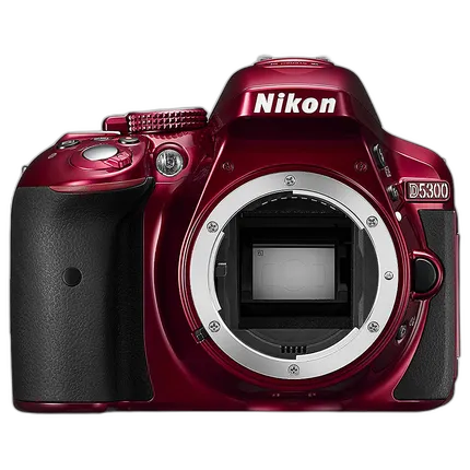 Used Nikon D5300 Body Only (Red) - Good
