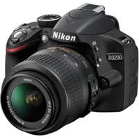 Used Nikon D3200 w/ 18-55mm VR (Black) - Good 2