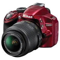 Used Nikon D3200 w/ 18-55mm VR (Red) - Good 0