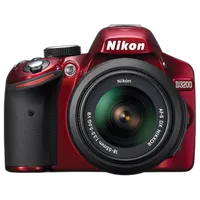 Used Nikon D3200 w/ 18-55mm VR (Red) - Good 1