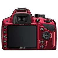 Used Nikon D3200 w/ 18-55mm VR (Red) - Good 3