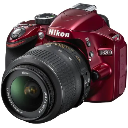 Used Nikon D3200 Body Only (Red) - Good