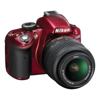 Used Nikon D3200 Body Only (Red) - Good 2