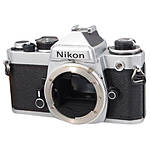 Used Nikon FE 35mm Film SLR (Chrome) - Good