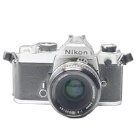 Used Nikon FM 35MM SLR Silver With 50MM F/2 Non Ai - Good 0