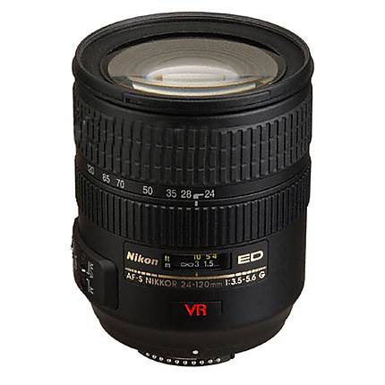 Used Nikon 24-120mm f/3.5-5.6G VR Lens - Good