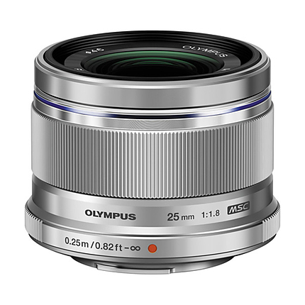 Used Olympus M.Zuiko 25mm f/1.8 Silver Lens - Good