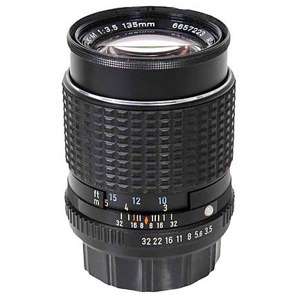 Used Pentax 135mm f/3.5 Super Takumar Lens - Good