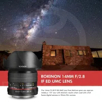 Used Rokinon 14mm F2.8 ED AS IF Lens for Canon EF - Good 1