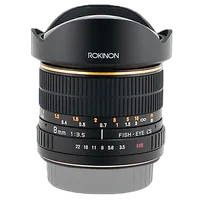 Used Rokinon 8mm f/3.5 Fish Eye for Canon EF - Good 3