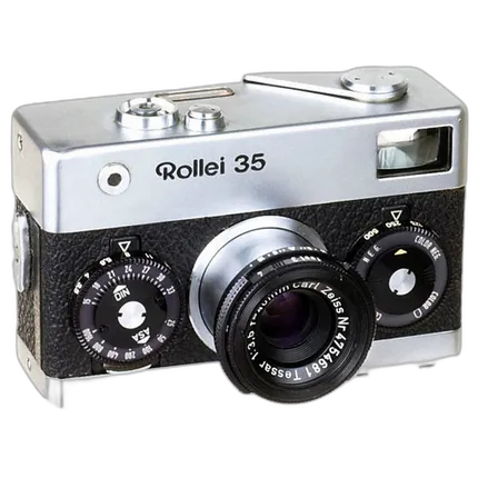 Used Rollei 35 40mm f/3.5 Tessar (Black) - Good