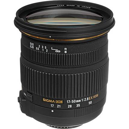 Used Sigma 17-50mm f/2.8 DG HSM OS for Nikon F - Good