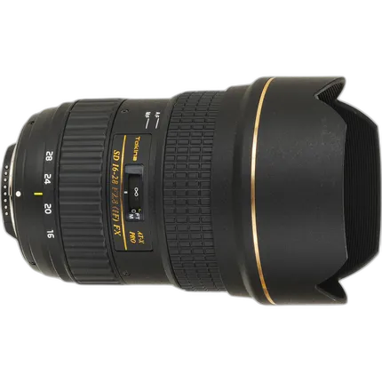 Used Tokina 16-28MM F/2.8 Lens Nikon F Mount Missing Front Cap - Good