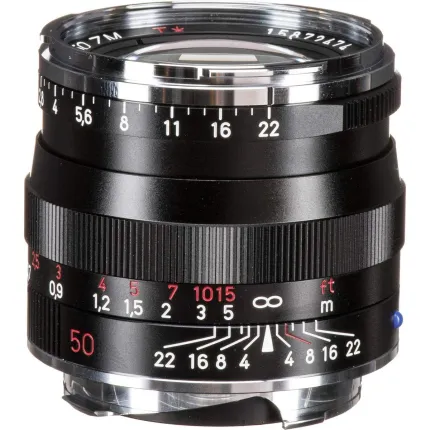 Used Zeiss Planar T* 50mm f/2 ZM Lens (Black) for Leica M Mount - Good