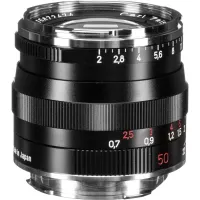 Used Zeiss Planar T* 50mm f/2 ZM Lens (Black) for Leica M Mount - Good 3