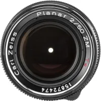 Used Zeiss Planar T* 50mm f/2 ZM Lens (Black) for Leica M Mount - Good 5