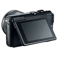 Used Canon M100 Mirrorless Camera with 15-45mm  and  55-200mm (Black) - Like New 2
