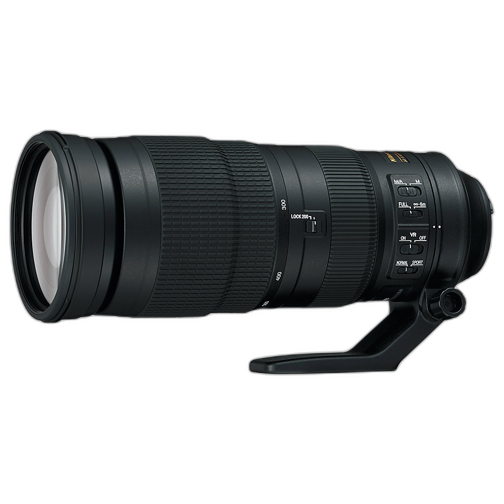 Used Nikon AF-S NIKKOR 200-500mm f/5.6E ED VR side view