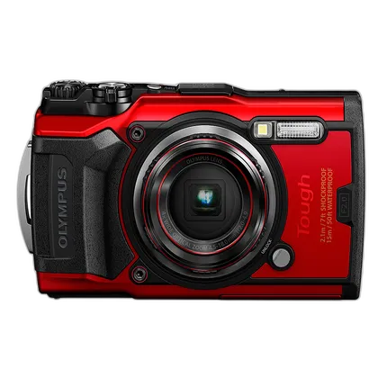 Olympus Tough TG-6 Digital Camera (Red) - Like New