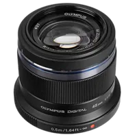 Used Olympus M.Zuiko Digital 45mm f/1.8 Portrait Lens (Black)  - Like New 1