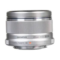 Used Olympus M.Zuiko 25mm f/1.8 Standard Lens for Micro 4/3 System  (Silver) 2