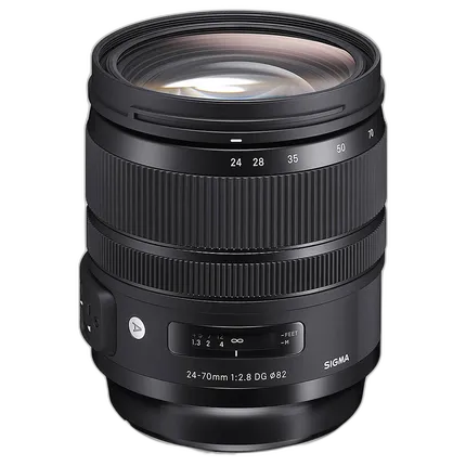 Used Sigma 24-70mm f/2.8 DG OS HSM ART for Nikon F - Like New