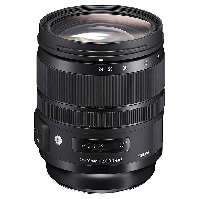 Used Sigma 24-70mm f/2.8 DG OS HSM ART for Nikon F lens