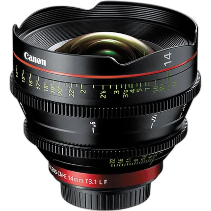 *OPEN BOX* Canon CN-E 14mm T3.1 L F Cinema Prime Lens (EF Mount)