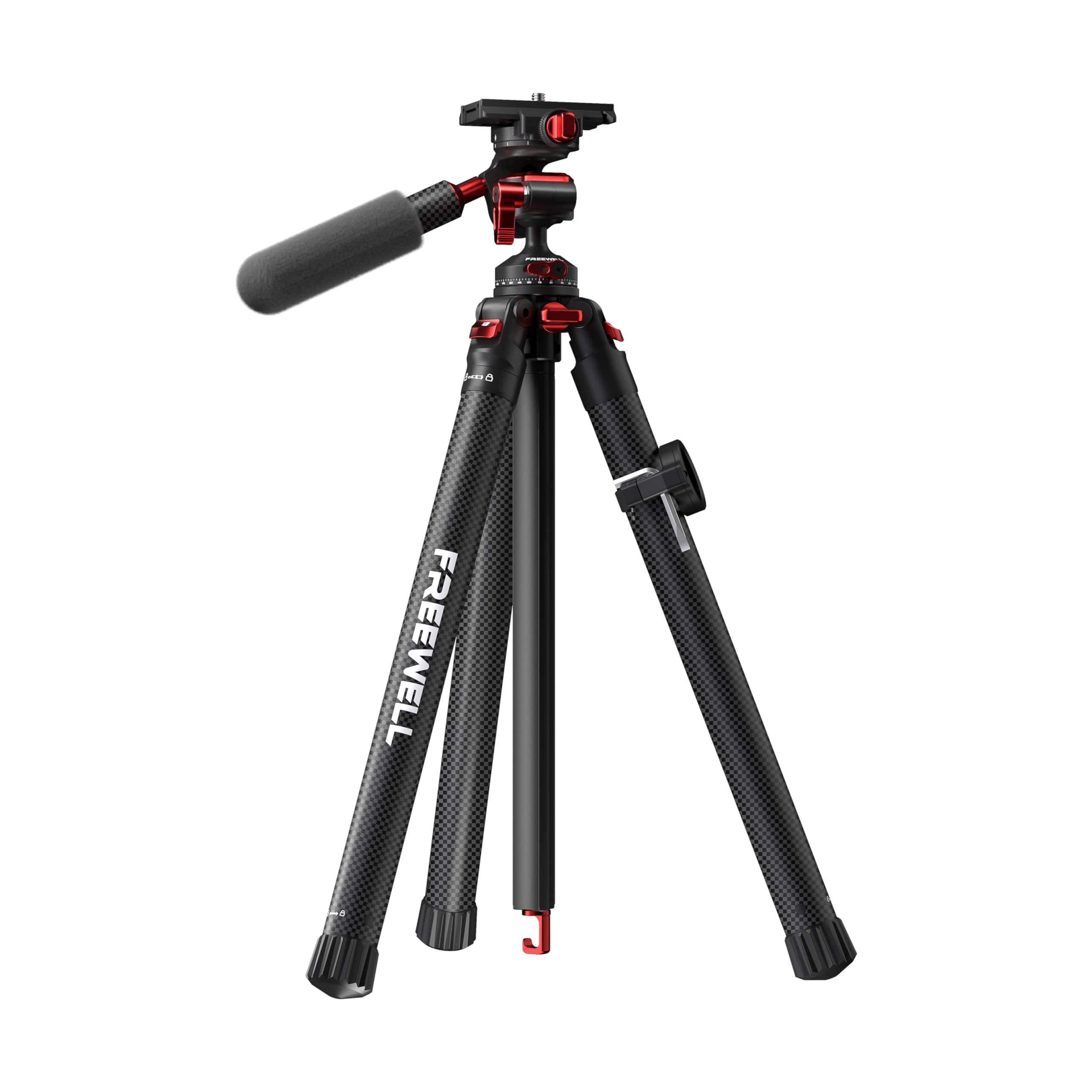 Freewell FW-T1 Carbon Fiber Real Travel Tripod with Ball Head