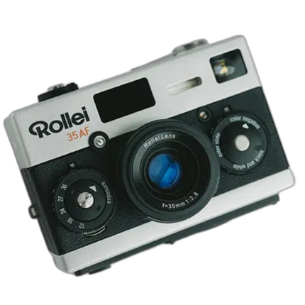 *Opened Box* Mint Rollei 35AF Film Camera - Silver